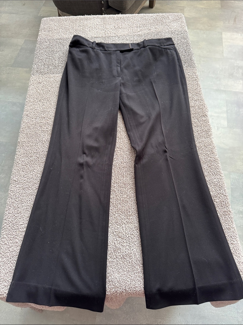 White House Black Market Black Slim Flare Pants